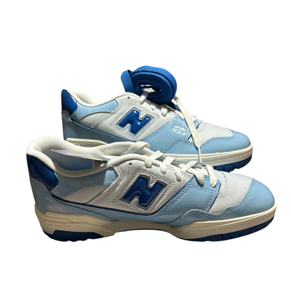 New Balance 550 Unisex Blue and White Sneakers